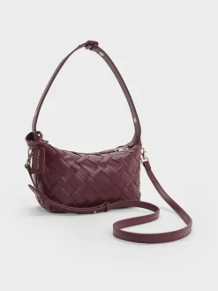 Ivette Woven Shoulder Bag