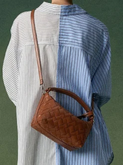 Ivette Woven Shoulder Bag