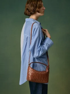 Ivette Woven Shoulder Bag