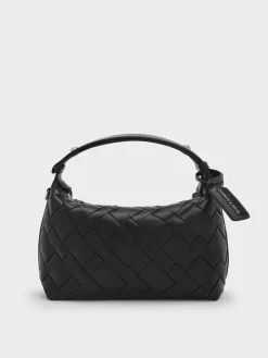 Ivette Woven Shoulder Bag