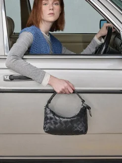 Ivette Woven Shoulder Bag