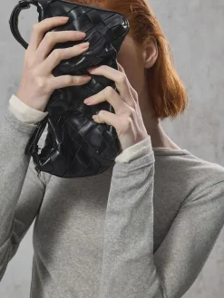 Ivette Woven Shoulder Bag