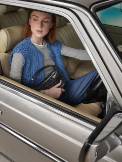 Ivette Woven Shoulder Bag