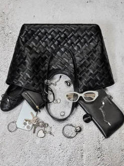 Ivette Woven Tote Bag