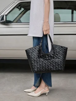Ivette Woven Tote Bag
