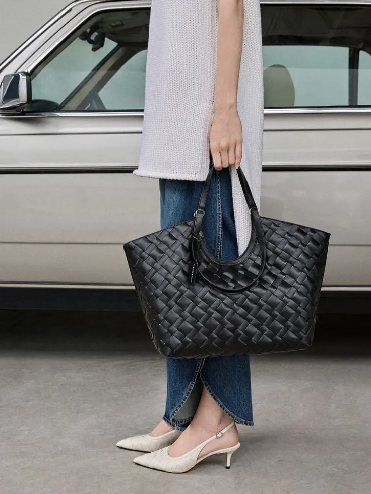 Ivette Woven Tote Bag
