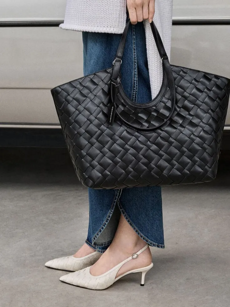 Ivette Woven Tote Bag