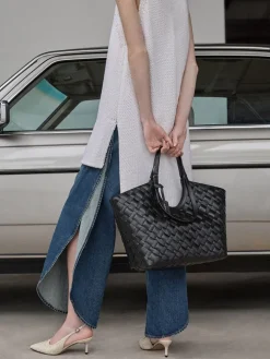 Ivette Woven Tote Bag