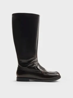 Jagger Knee-High Loafer-Boots