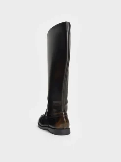 Jagger Knee-High Loafer-Boots