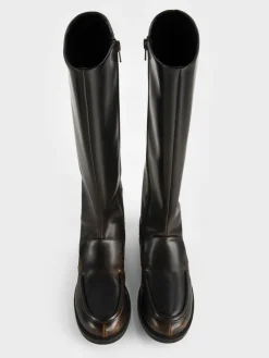 Jagger Knee-High Loafer-Boots