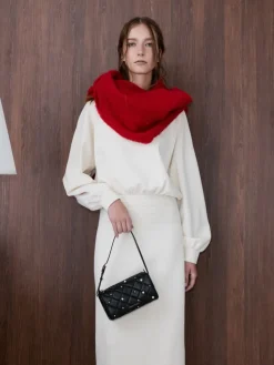 Janie Quilted Pearl Shoulder Bag