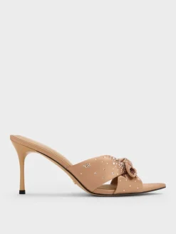 Jayce Crystal Stiletto Mules