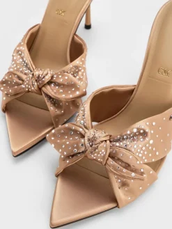 Jayce Crystal Stiletto Mules