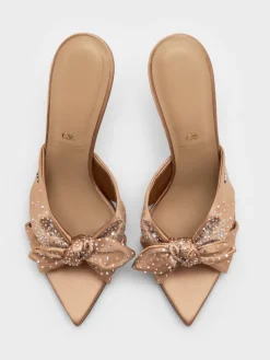 Jayce Crystal Stiletto Mules