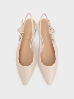 Jayce Leather Slingback Flats