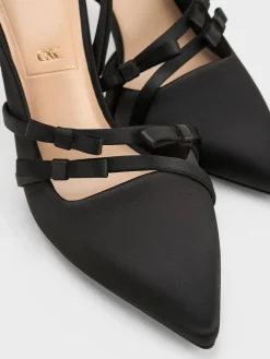 Jessy Bow Slingback Pumps