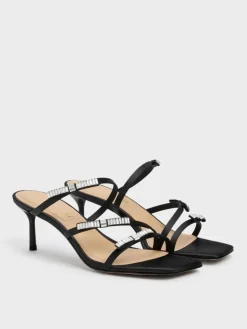 Jessy Gem-Bow Heeled Sandals