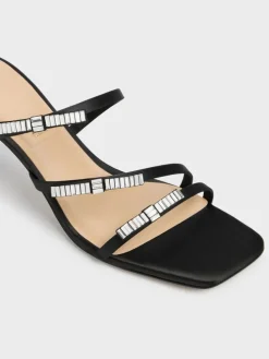 Jessy Gem-Bow Heeled Sandals