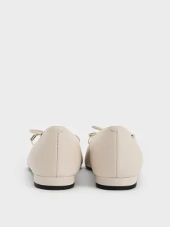 Jianna Leather Lace-Tie Flats