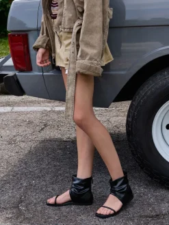 Joplin Ruched Boot Sandals