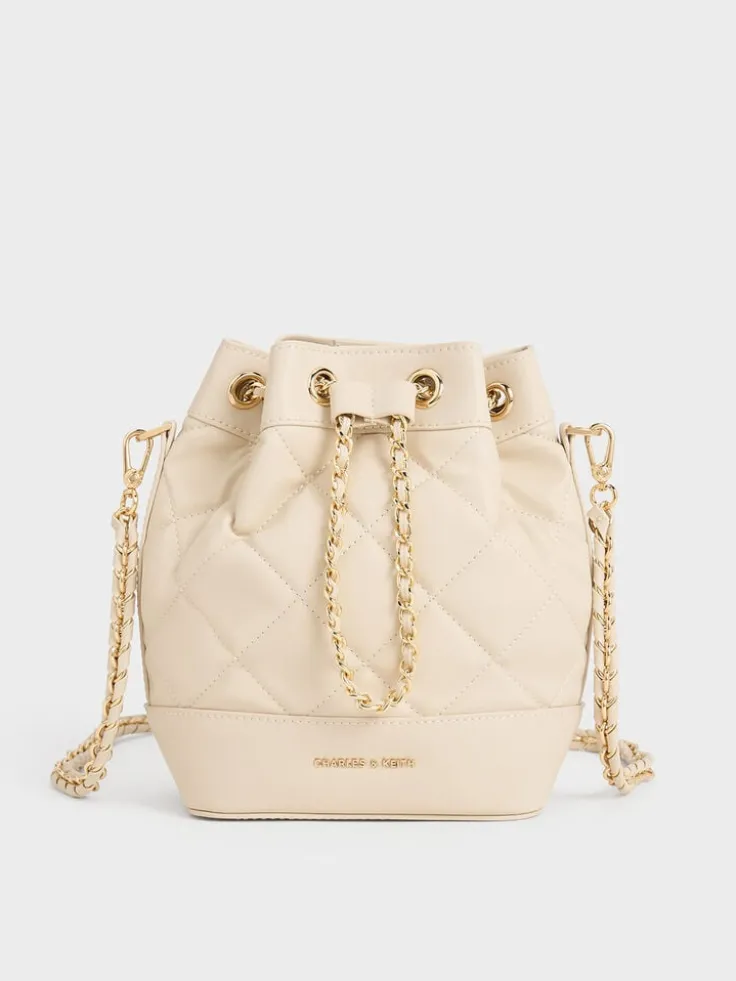 Julia Quilted Two-Way Bucket Bag