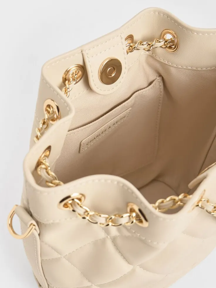 Julia Quilted Two-Way Bucket Bag