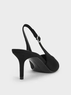 Kaia Faux Suede Slingback Pumps