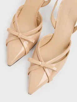 Kaleen Patent Slingback Stilettos