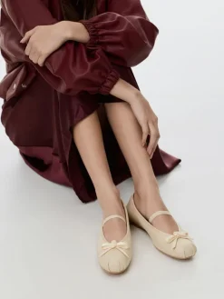 Kelis Rose-Bow Mary Jane Flats