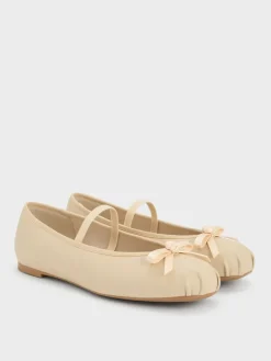Kelis Rose-Bow Mary Jane Flats