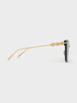 Kris Chain-Detail Sunglasses
