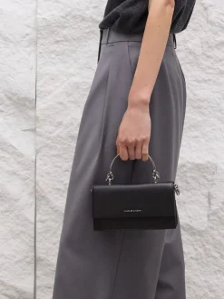Kristine Sculptural-Handle Long Wallet