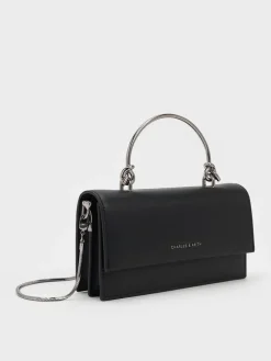 Kristine Sculptural-Handle Long Wallet