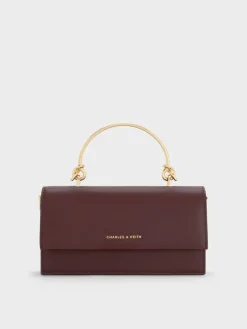 Kristine Sculptural-Handle Long Wallet
