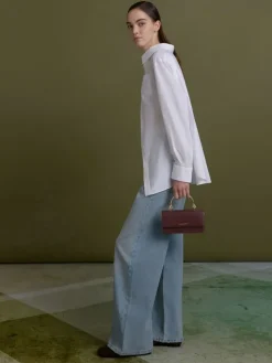 Kristine Sculptural-Handle Long Wallet