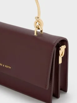 Kristine Sculptural-Handle Long Wallet