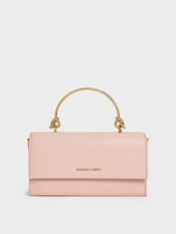 Kristine Sculptural-Handle Long Wallet