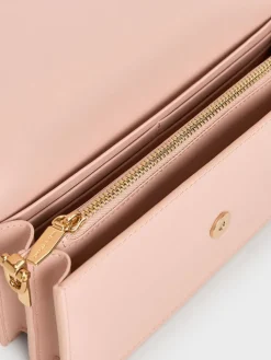 Kristine Sculptural-Handle Long Wallet