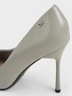 Kyra Leather Pointed-Toe Pumps
