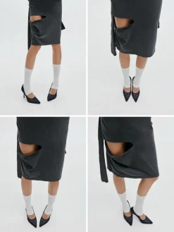 Lace & Satin Stiletto Pumps