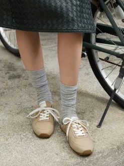 Lace-Up Sneaker Mules