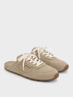 Lace-Up Sneaker Mules