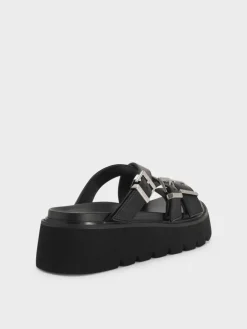 Laine Buckled Flatform Sandals