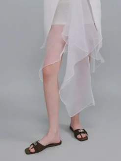 Lando Faux Suede Belted Slide Sandals