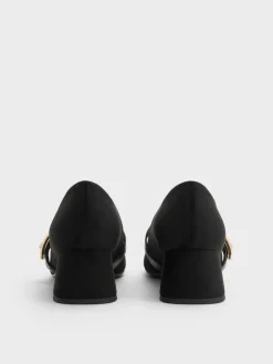 Lando Faux Suede Mary Jane Pumps
