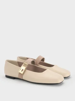 Lando Two-Tone Mary Jane Flats