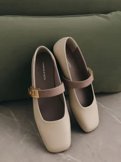 Lando Two-Tone Mary Jane Flats