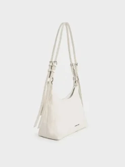 Lark Crinkle-Effect Hobo Bag