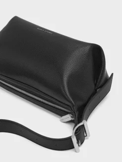 Larsen Buckle-Strap Shoulder Bag